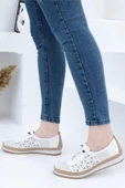 Sdf 701-24  Baskı  Deri Trend Fashion Kadın Ayakkabı - 9