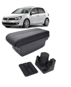 Volkswagen Golf 6 Delmesiz Vidasız Kol Dayama Kolçak Siyah Dikişli thumbnail 1