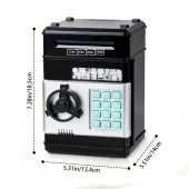 DailyTech Elektronik Kumbara Şifre Çocuklar İçin Kasa Para Dijital Paralar Nakit Tasarrufu Güvenlik Kasası Atm Makinesi Çocuk Hediye - 4