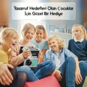 DailyTech Elektronik Kumbara Şifre Çocuklar İçin Kasa Para Dijital Paralar Nakit Tasarrufu Güvenlik Kasası Atm Makinesi Çocuk Hediye - 5