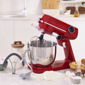 Karaca Multichef Artisan Digital Ekran 7 Litre Döküm Stand Mikser Kırmızı 1800W - 2