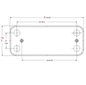 PLAKA EŞANJÖR ECA ESKİ SERENA 12 PLATE 148 mm thumbnail 2