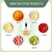 Cvs DN3559 Şarjlı Gıda Doğrayıcı Mini Blender Beyaz - 3