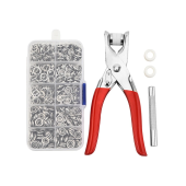 Metal Çıt Çıt Çakma Makinesi (El Tipi) + Metal Çıt Çıt Seti 100 Adet - 1