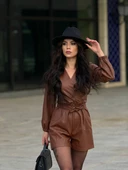 ZARA MODEL ŞARDONLU DERİ TULUM BELİ KUŞAKLI - 4