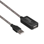 Powermaster Şeffaf USB 10 Metre Uzatma Kablosu - 1