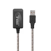 Powermaster Şeffaf USB 10 Metre Uzatma Kablosu - 2