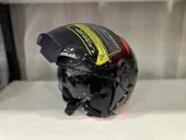 KASK MTS 625 LADDER ÇENESİZ GÜNEŞ GÖZLÜKLÜ KIRMIZI/SİYAH - 3