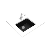 Teka Square 50.40 TG Tezgah Altı Siyah Eviye thumbnail 2
