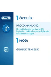 Oral B Pro 500 Şarj Edilebilir Şarjlı Diş Fırçası Cross Action - 2