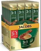 Jacobs Gold 3'ü 1 Arada Yoğun Lezzet 18 gr 40'lı 4 Adet Hazır Kahve - 1
