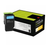 Lexmark 80C8HC0 Toner Orj. - CX410, CX510 Cyan (3K) - 1