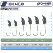 Owner 11681 Cultiva X-Head Lrf Jighead (4 Adet) thumbnail 2