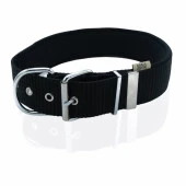 Doggie Konfor Dokuma Köpek Boyun Tasması Siyah 5x50-60 Cm Small thumbnail 2