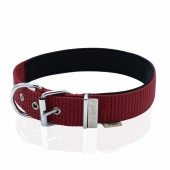 Doggie Konfor Dokuma Köpek Boyun Tasması Kırmızı 4x57-65 Cm Large - 1