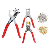 Kemer Perçin Kuş Gözü Çıt Çıt Delme ve Çakım Seti 3 lü Set - 1