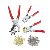 Kemer Perçin Kuş Gözü Çıt Çıt Delme ve Çakım Seti 3 lü Set - 2