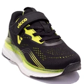 Vicco Nebula 346F24Y113 Siyah Yeşil Ortopedik Erkek Çocuk Spor Ayakkabı thumbnail 1