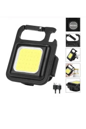 Mini Led Anahtarlık El Feneri Flash Mıknatıslı Su Geçirmez Şişe Açaçaklı - 2