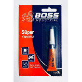 BOSS HIZLI YAPIŞTIRICI - ETİL SİYANOAKRİLAT - 3gr - 1