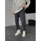 POISHOPS Antrasit Eskitme Boyfriend Jean Erkek - 1