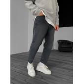 POISHOPS Antrasit Eskitme Boyfriend Jean Erkek - 3