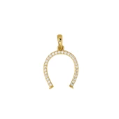 14 Ayar Nal Altın Kolye Ucu 0,95 gr - 1