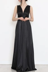 Saten Elbise Siyah - 582845.1592. - 4