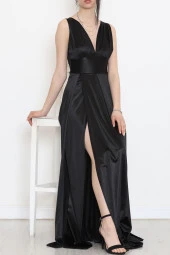 Saten Elbise Siyah - 582845.1592. - 5