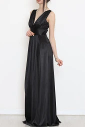 Saten Elbise Siyah - 582845.1592. - 6