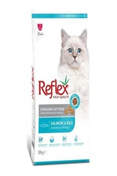 Reflex Reflex Sterılsed Salmon & Rıca Aduldt Cat Food 10 Kg - 1