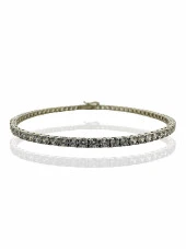 Kalemli Palamut Model Günlük Gösterişli Hallow Altın Bileklik 14 Ayar thumbnail 2