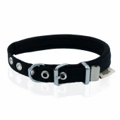 Doggie Konfor Dokuma Köpek Boyun Tasması Siyah 1,5x20-25 Cm Medium - 2