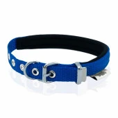 Doggie Konfor Dokuma Köpek Boyun Tasması RoyalMavi 1,5x20-25 Cm Medium thumbnail 1