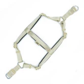 Doggie Konfor Dokuma Ronnin Köpek Göğüs Tasması Haki 2x45-55 Cm Medium thumbnail 2