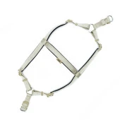 Doggie Konfor Dokuma Ronnin Köpek Göğüs Tasması Haki 2x55-65 Cm Large thumbnail 2