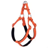 Doggie Konfor Dokuma Ronnin Köpek Göğüs Tasması Turuncu 2,5x65-75 Cm XLarge - 1