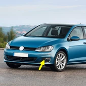 VW Golf 7 2013-2017 Ön Tampon Sol Sis Farı Çerçevesi Kromlu 5G0853211E thumbnail 1