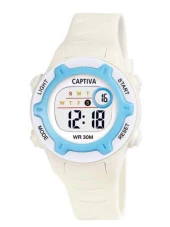 Captiva 30 mt Suya Dayanıklı Digital Alarm-Kronometre-Led Işık Spor Kasa Çoçuk Kol Saati CPT.X056 - 1