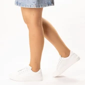 Kadın Hakiki Deri Günlük Spor Ayakkabı Sneakers - 6