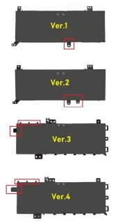 Asus X509JA-BR089 Notebook Bataryası, Laptop Pili thumbnail 4