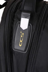 Unisex Siyah Laptop Bölmeli Sırt Çantası 51248 - 7