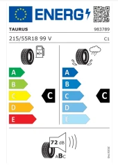 Taurus 215/55R18 99V XL Ultra High Performance Yaz Lastiği Üretim 2024 thumbnail 2