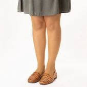 TwoEgoist Kadın Hakiki Deri Günlük Şık Klasik Loafer Babet Ayakkabı thumbnail 10