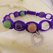 Vaoov 925 Ayar Gümüş Doğal Taşlı Zenginlik Bilekliği thumbnail 6