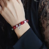 Vaoov 925 Ayar Gümüş Doğal Taşlı Dişil Enerji Bilekliği thumbnail 7