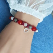 Vaoov 925 Ayar Gümüş Doğal Taşlı Dişil Enerji Bilekliği thumbnail 5