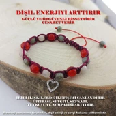 Vaoov 925 Ayar Gümüş Doğal Taşlı Dişil Enerji Bilekliği thumbnail 1