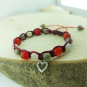 Vaoov 925 Ayar Gümüş Doğal Taşlı Dişil Enerji Bilekliği thumbnail 8