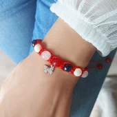 Vaoov 925 Ayar Gümüş Doğal Taşlı Pozitif Enerji Bilekliği thumbnail 2